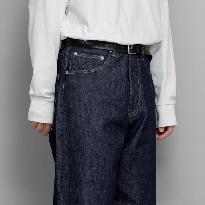 AURALEE / Hard Twist Denim Wide Pants (Indigo) | twelve