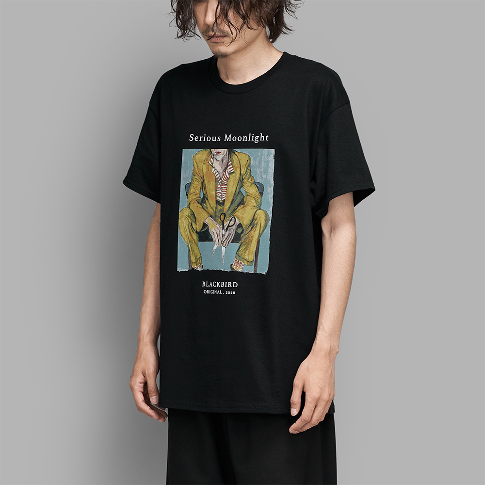 BLACKBIRD toile shirt 26ss サイズ1 新品未使用品 BLACKBIRD / Short Sleeve Cutsewn 01-26SS (Black) | twelve