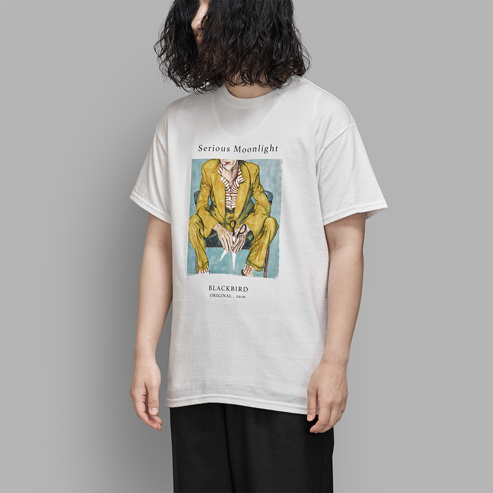 BLACKBIRD / Short Sleeve Cutsewn 01-26SS (White) | twelve