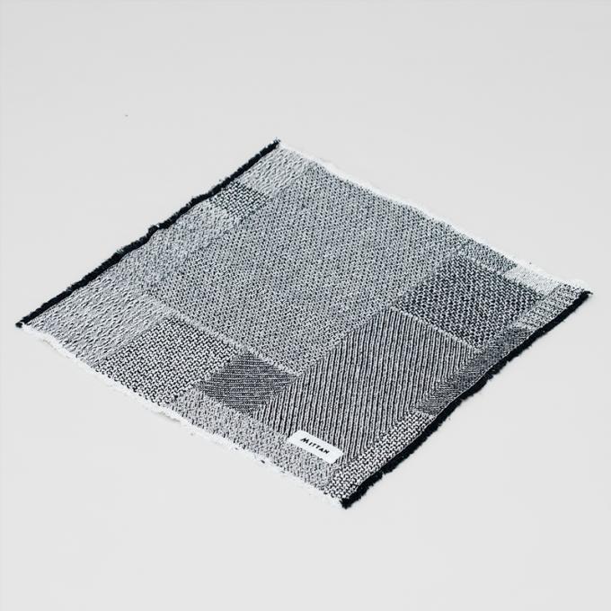 MITTAN / 絹布巾 (白黒)