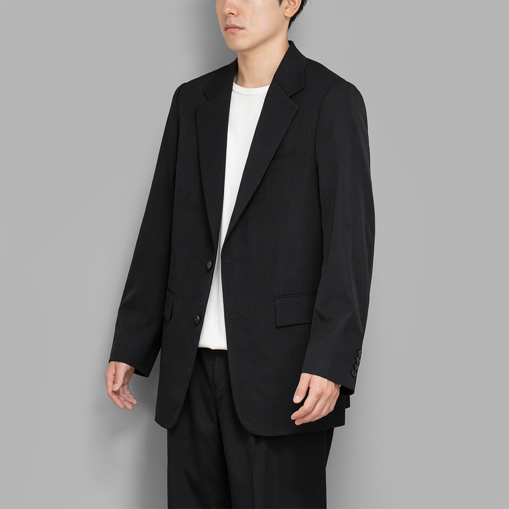 AURALEE / Light Wool Max Gabardine Jacket (Top Black) | twelve