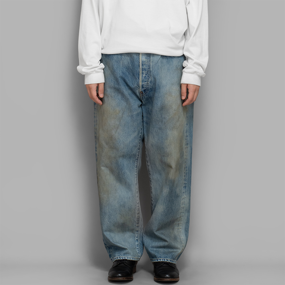 A.PRESSE / No.37 Washed Wide Denim Pants