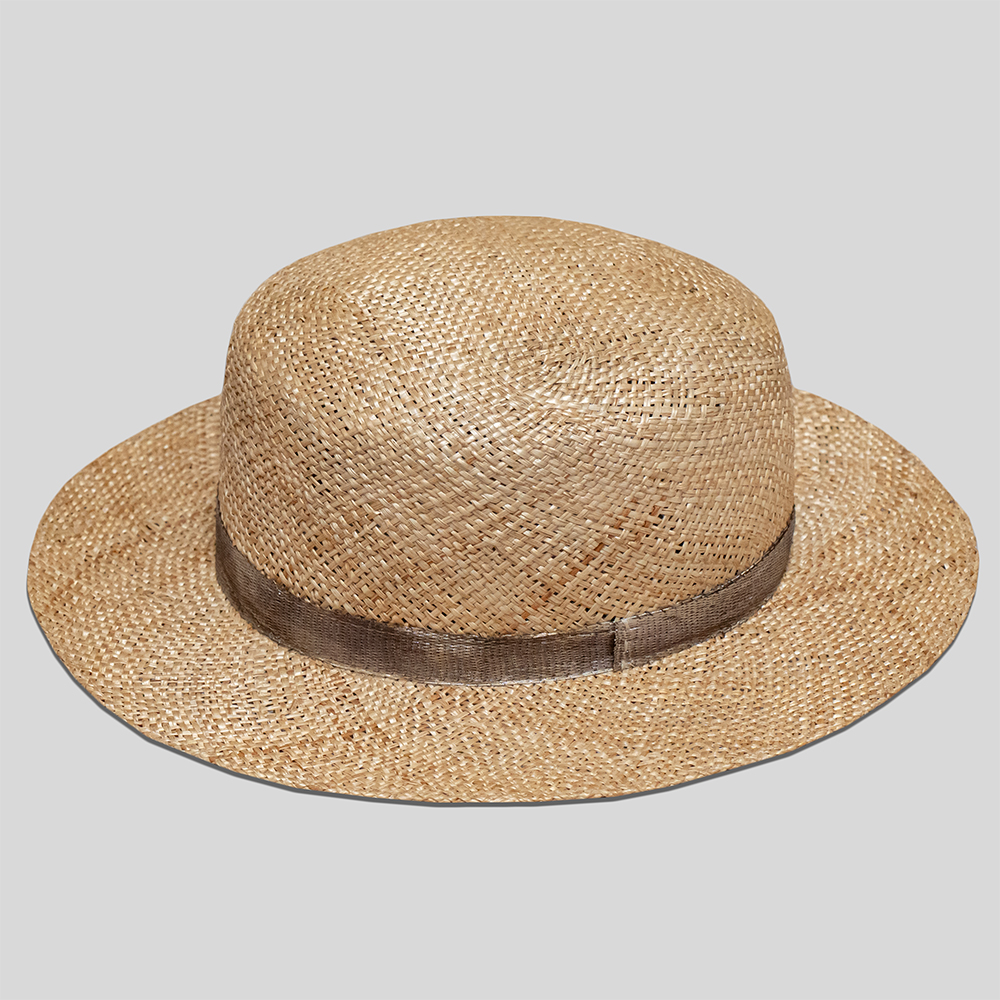 Sara Finchley / Boater hat (Antique Ribbon)