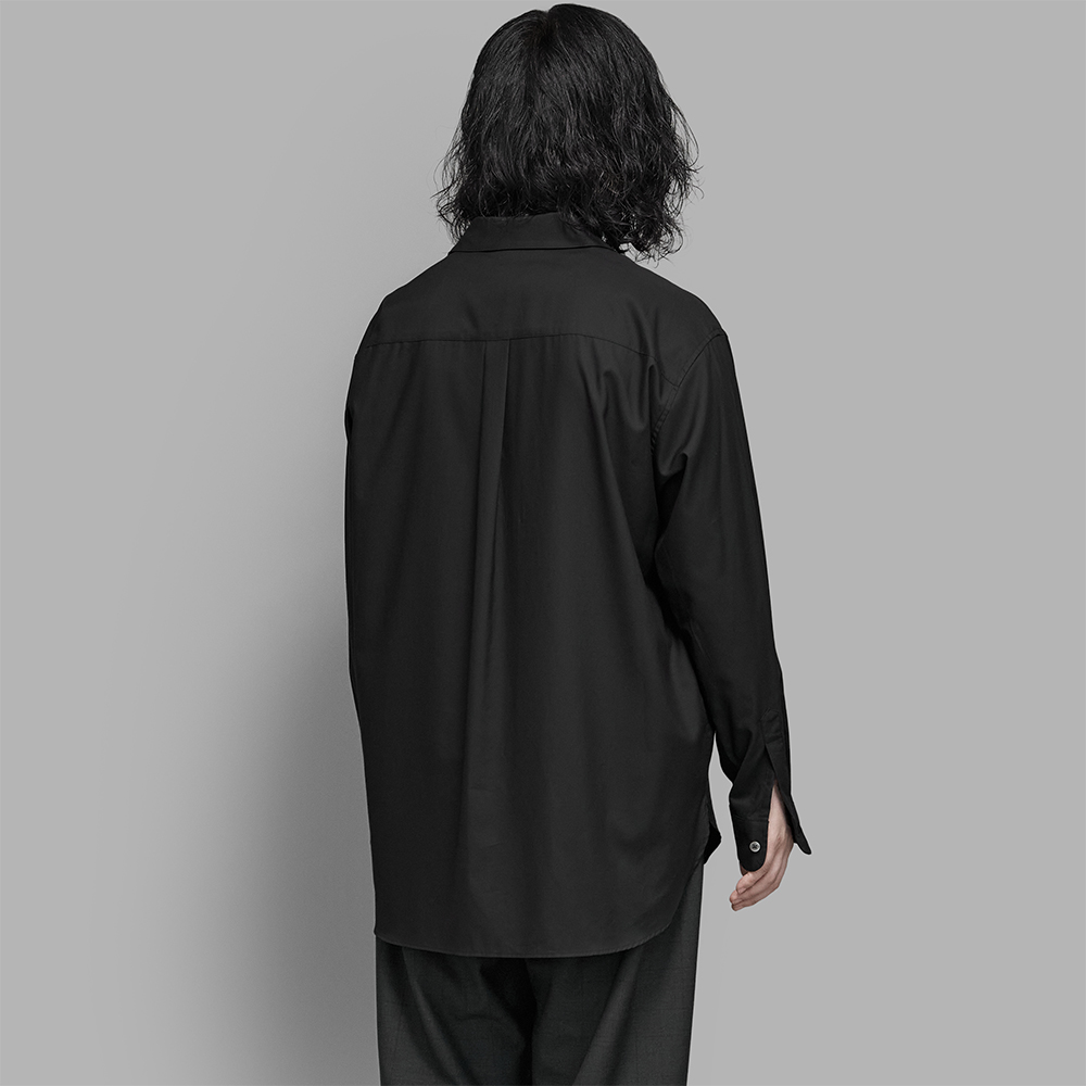 ssstein / Pima Cotton Oversized Skipper Shirt | twelve