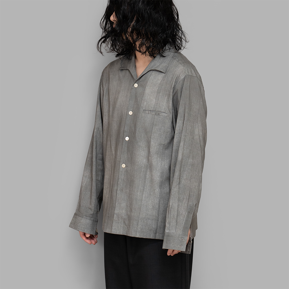 T.T / 50s Italian Collar Shirt (Hand Drawn Sumi)