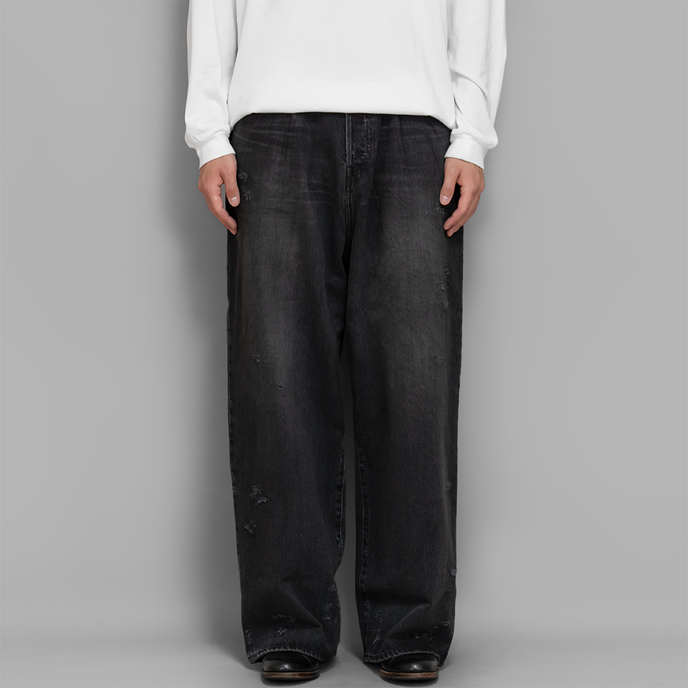 ssstein / Baggy Denim Jeans (Black)