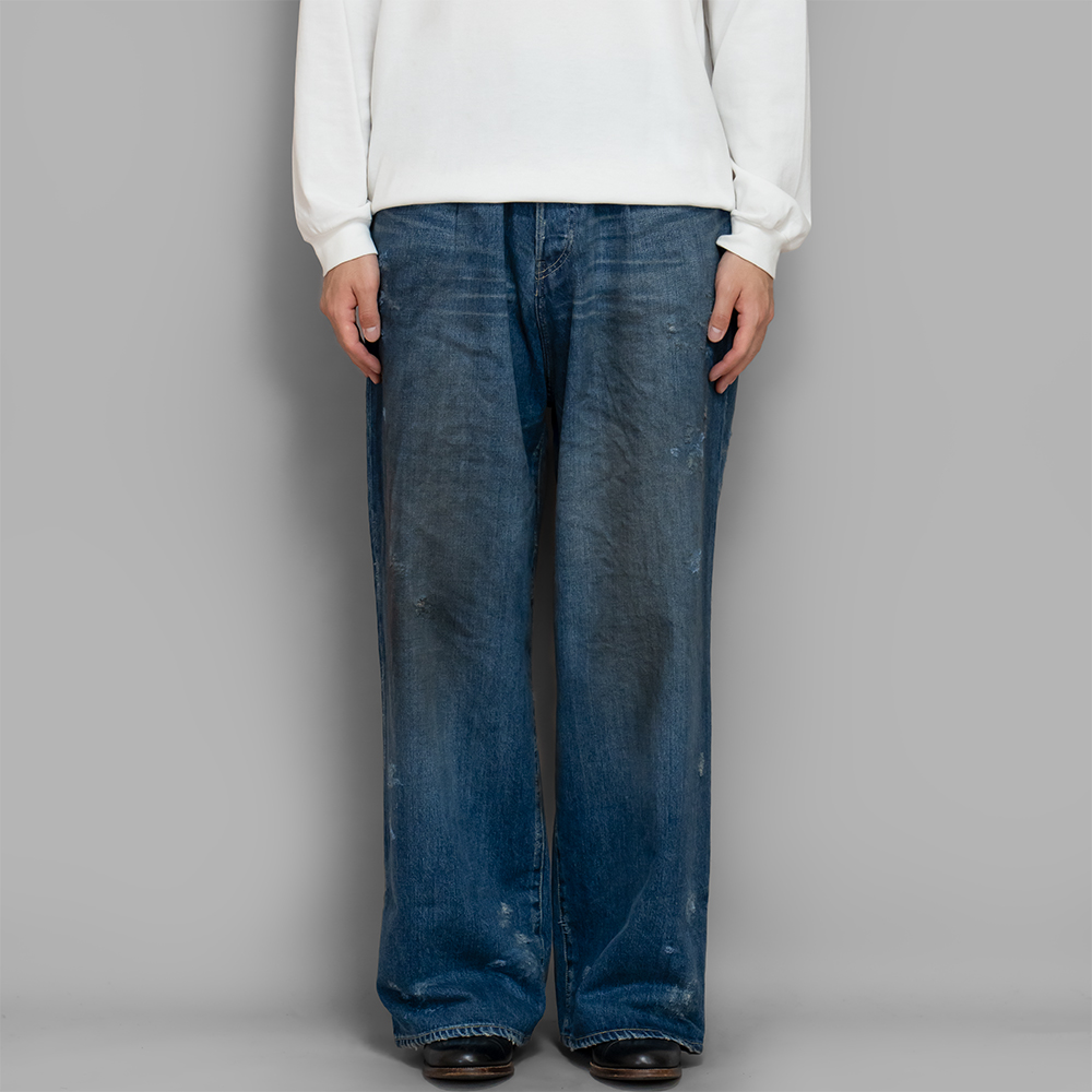 ssstein / Baggy Denim Jeans (Indigo)