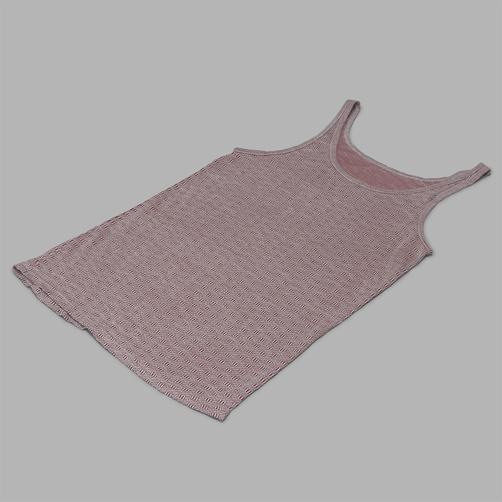 USED / Old Euro Jacquard Tank Top #2