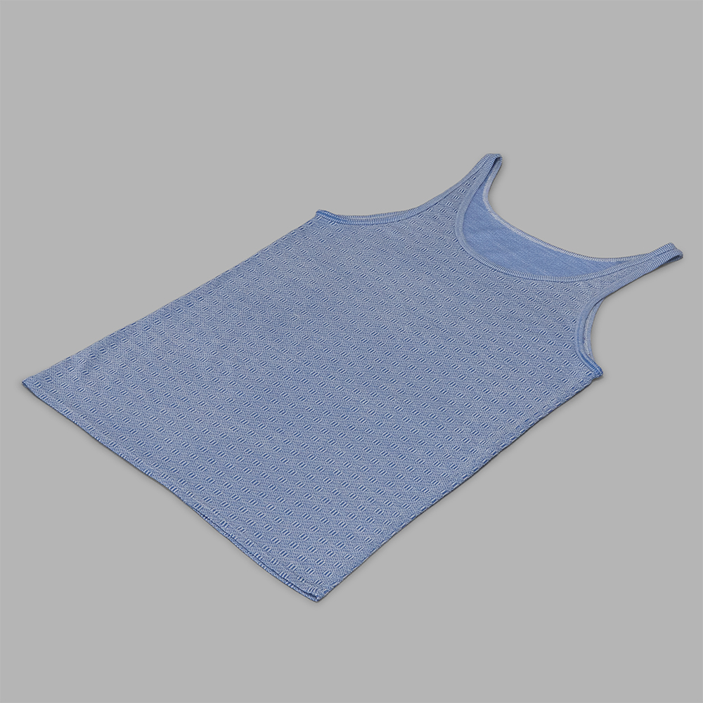 USED / Old Euro Jacquard Tank Top #1