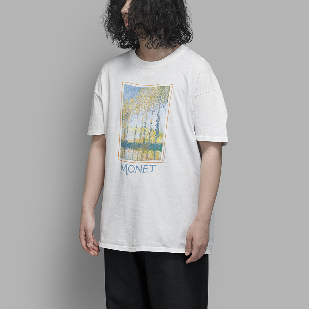 USED / Print Tee “Poplars by Claude Monet”