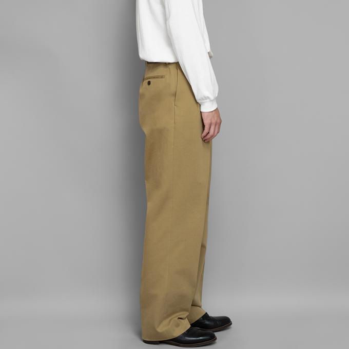 値下不可23AW Auralee WASHED HEAVY CHINO SLACKS