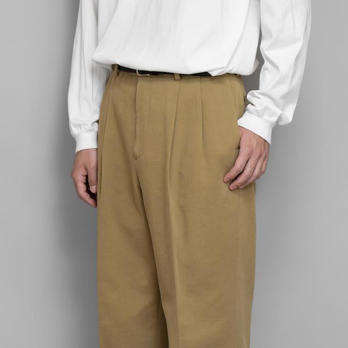 AURALEE / Washed Heavy Chino Slacks | twelve