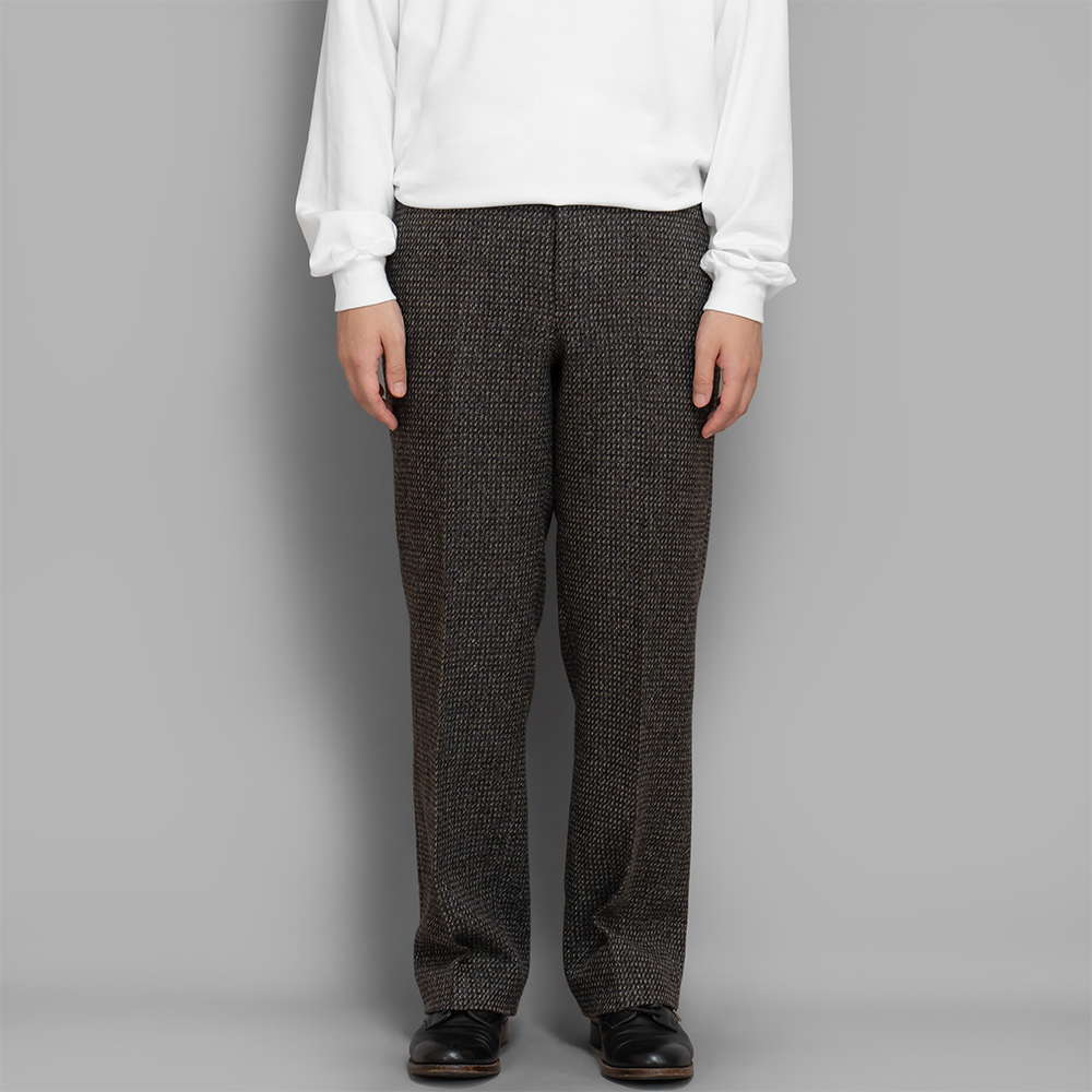 AURALEE / Alpaca Wool Silk Tweed Slacks