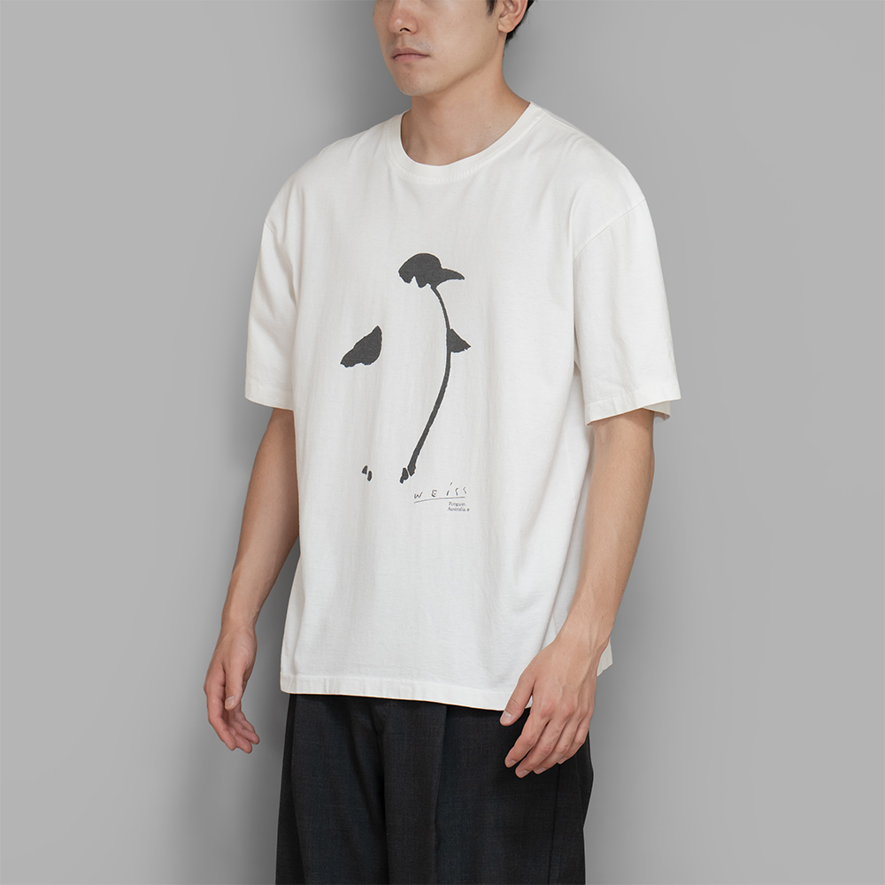 USED / Print Tee “Weiss Penguin Australia”