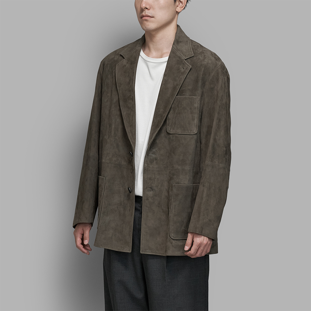 ssstein / Goat Suede Blazer (Olive)