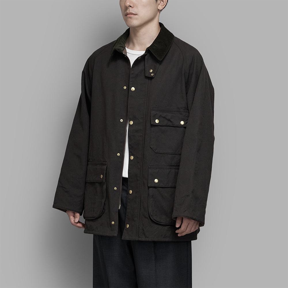 A.PRESSE / Vintage Silk Hemp Riding Oiled Jacket