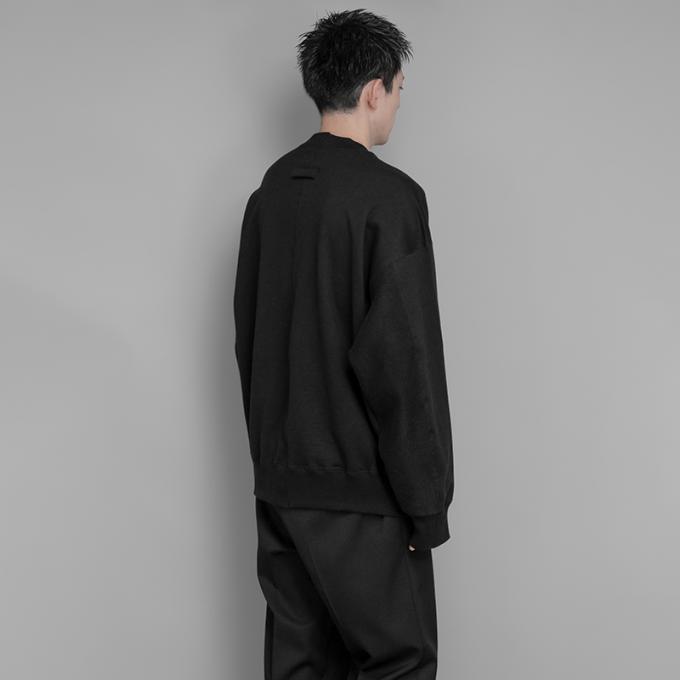 stein / Oversized Untwisted Yarn Sweat LS (Black) | twelve