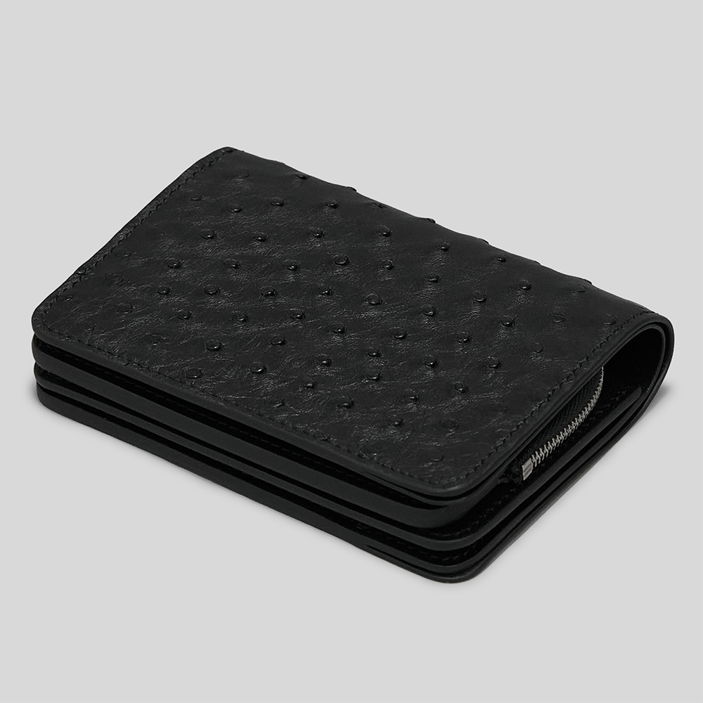 forme for twelve / Short Wallet (Ostrich)