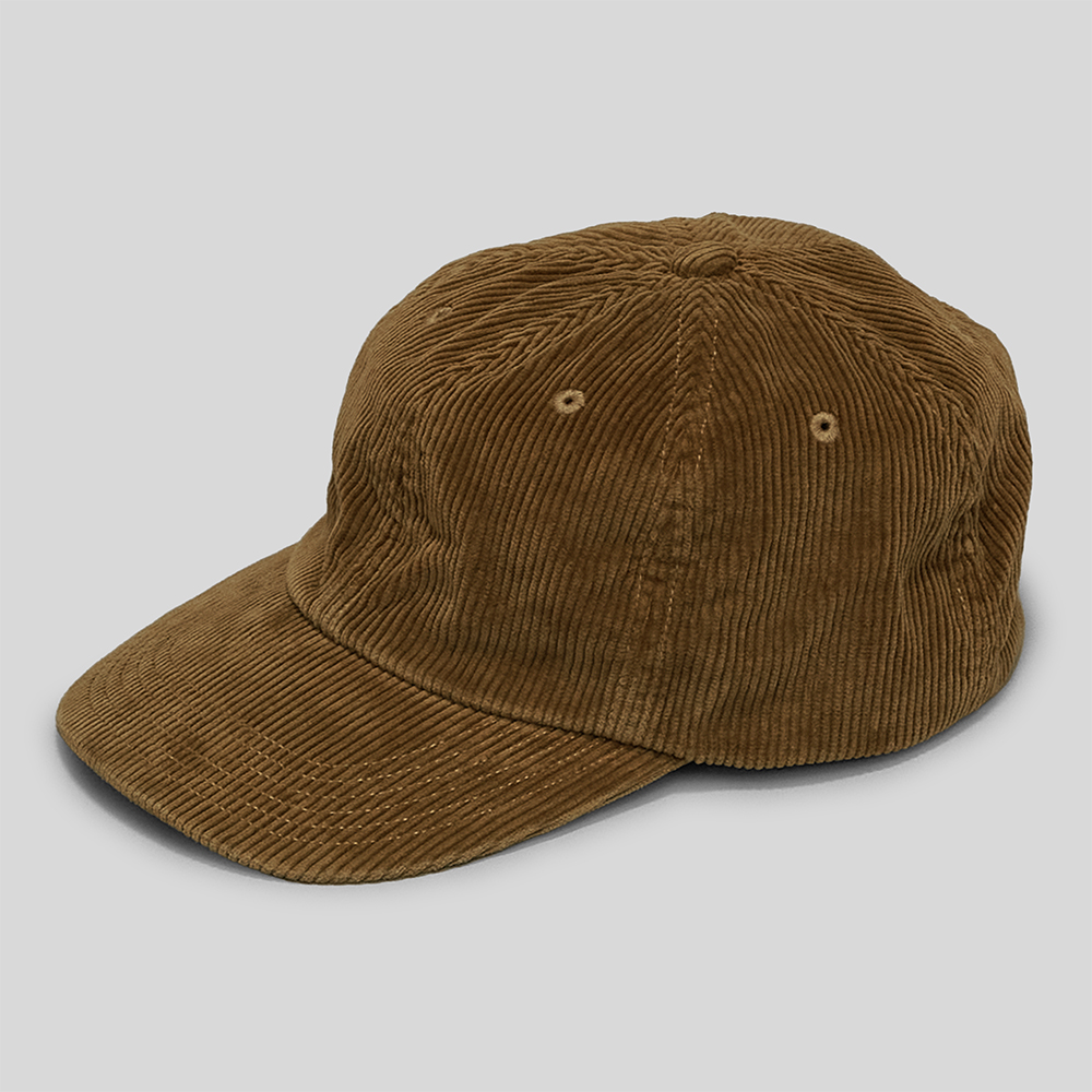 KIJIMA TAKAYUKI / Corduroy Sulfer Dyed 6Panel Cap (L.Brown)