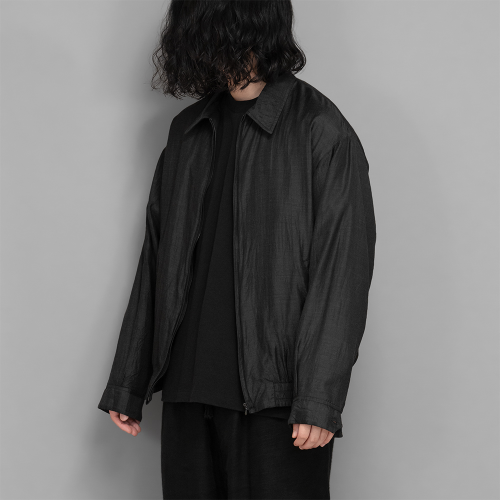 COMOLI / ウールシルク スイングトップ (Charcoal) | twelve