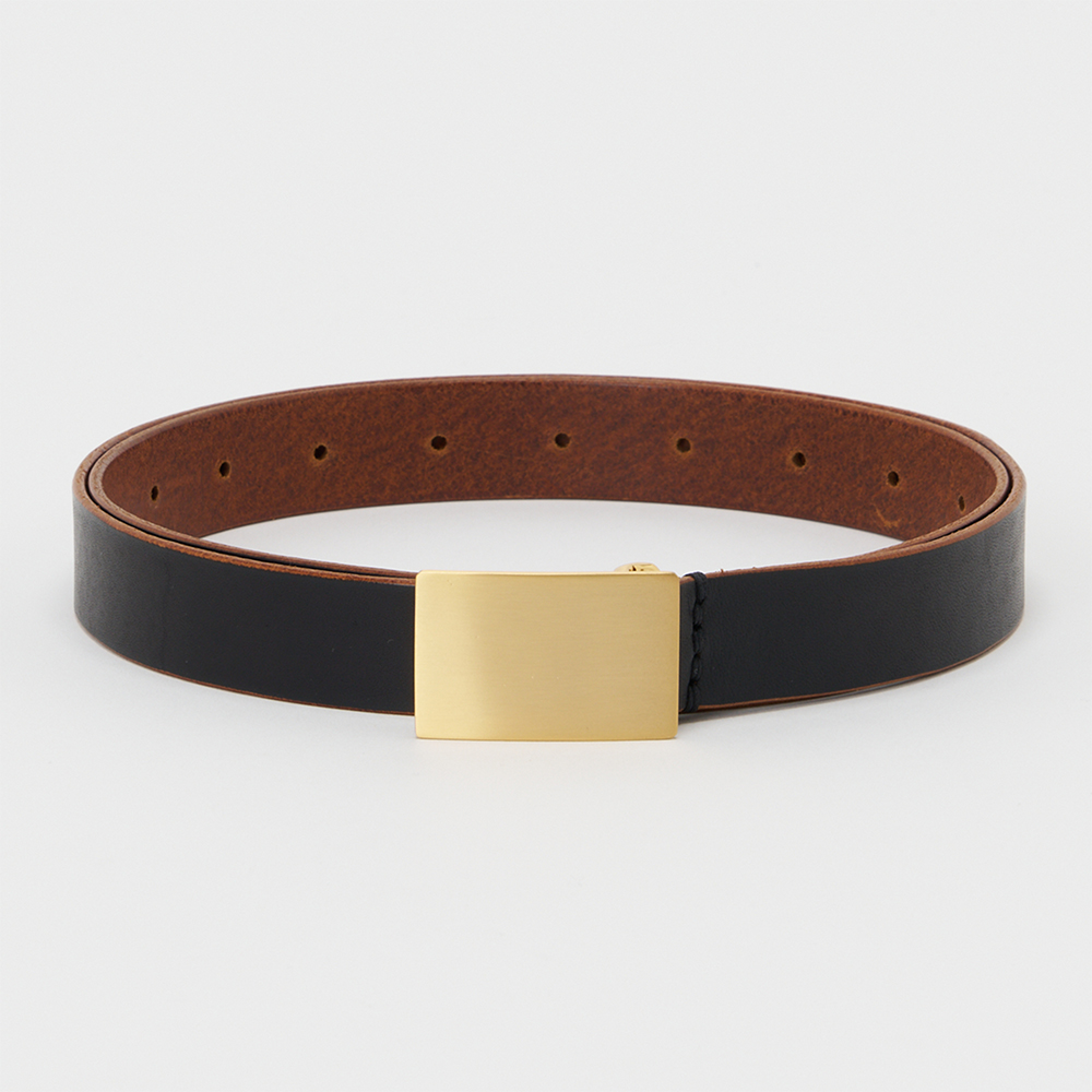 Hender Scheme / Solid Buckle Belt (Black)