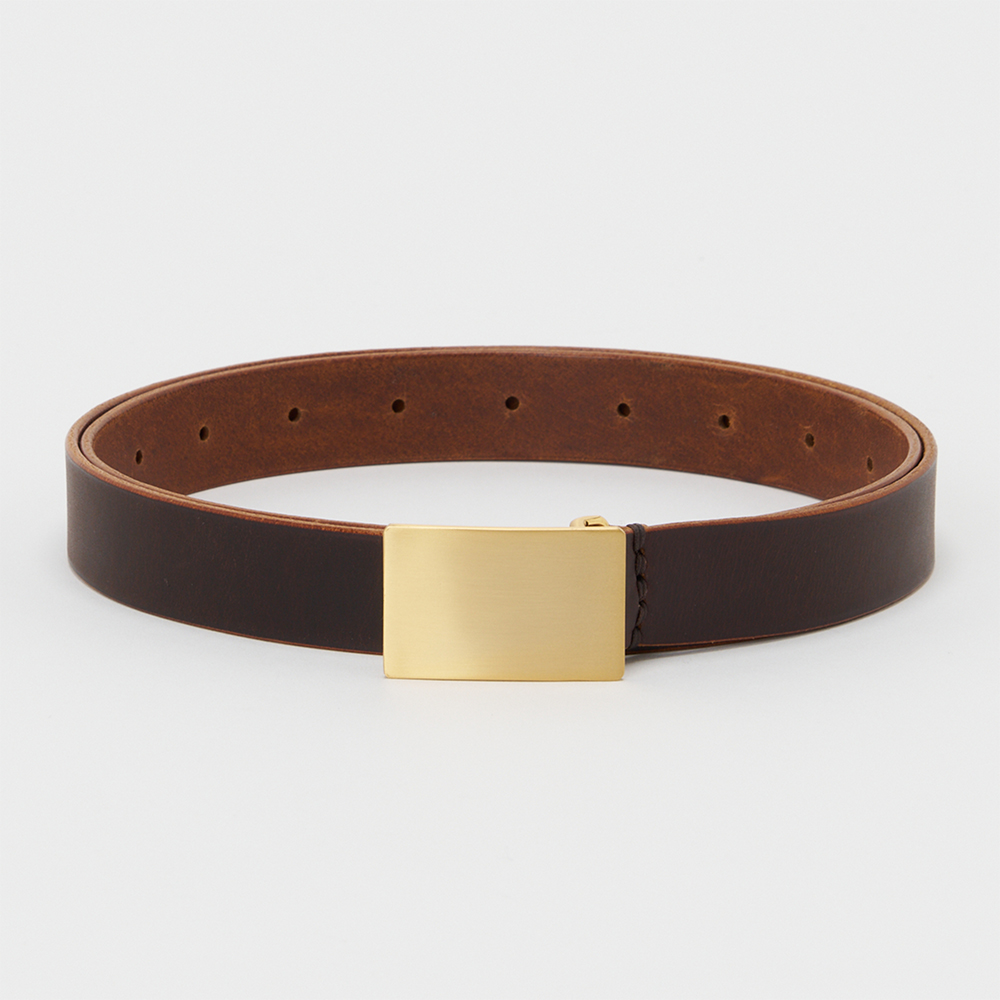 Hender Scheme / Solid Buckle Belt (Brown)
