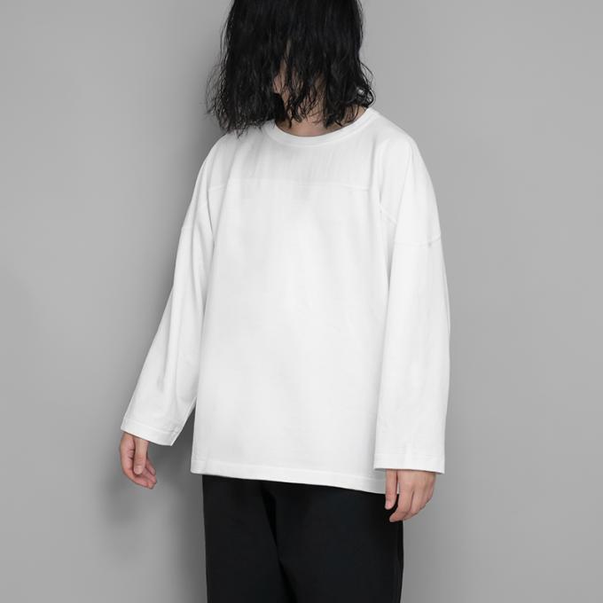 COMOLI / フットボールTシャツ (White)