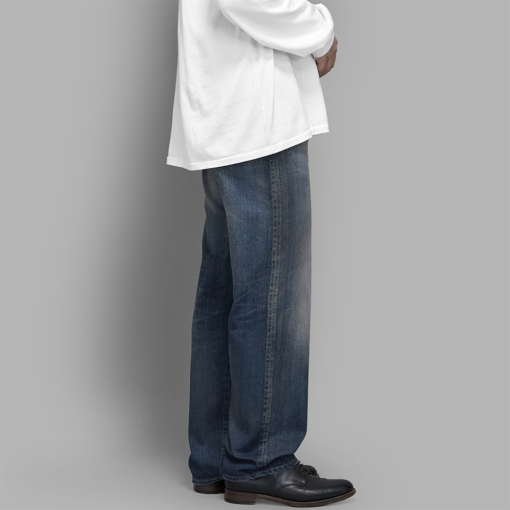 A.PRESSE / Vintage Washed Straight Denim Pants | twelve