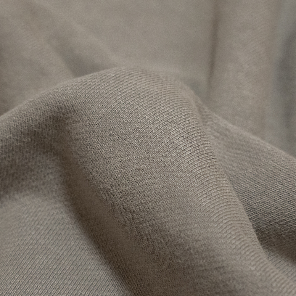 A.PRESSE / Vintage Half Zip Rib Collar Sweatshirt (Gray