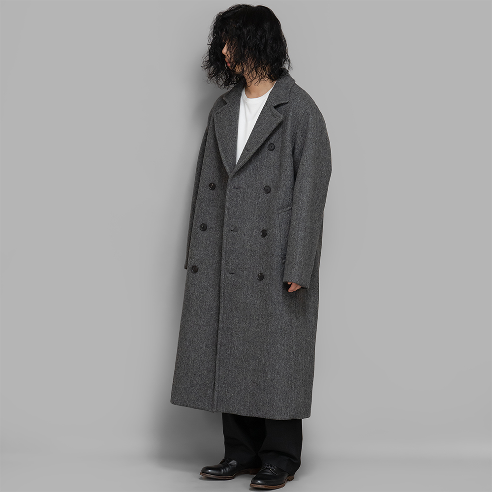 AURALEE / Shetland Wool Double Cloth Coat