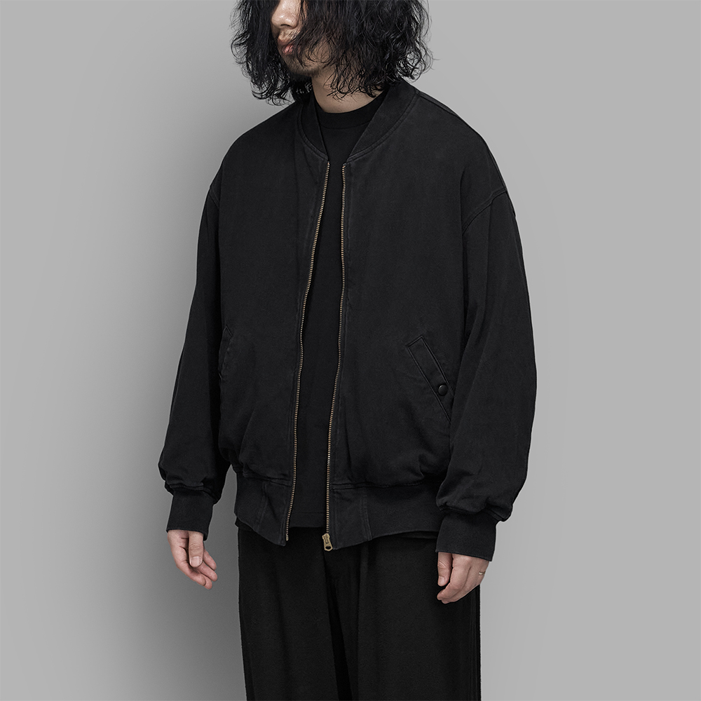 COMOLI / コットンジャージ ジップブルゾン