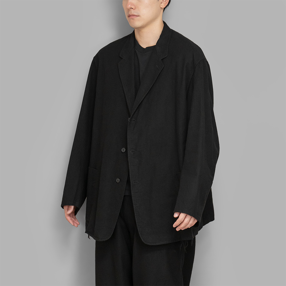 COMOLI / コットンネル ジャケット (Black)