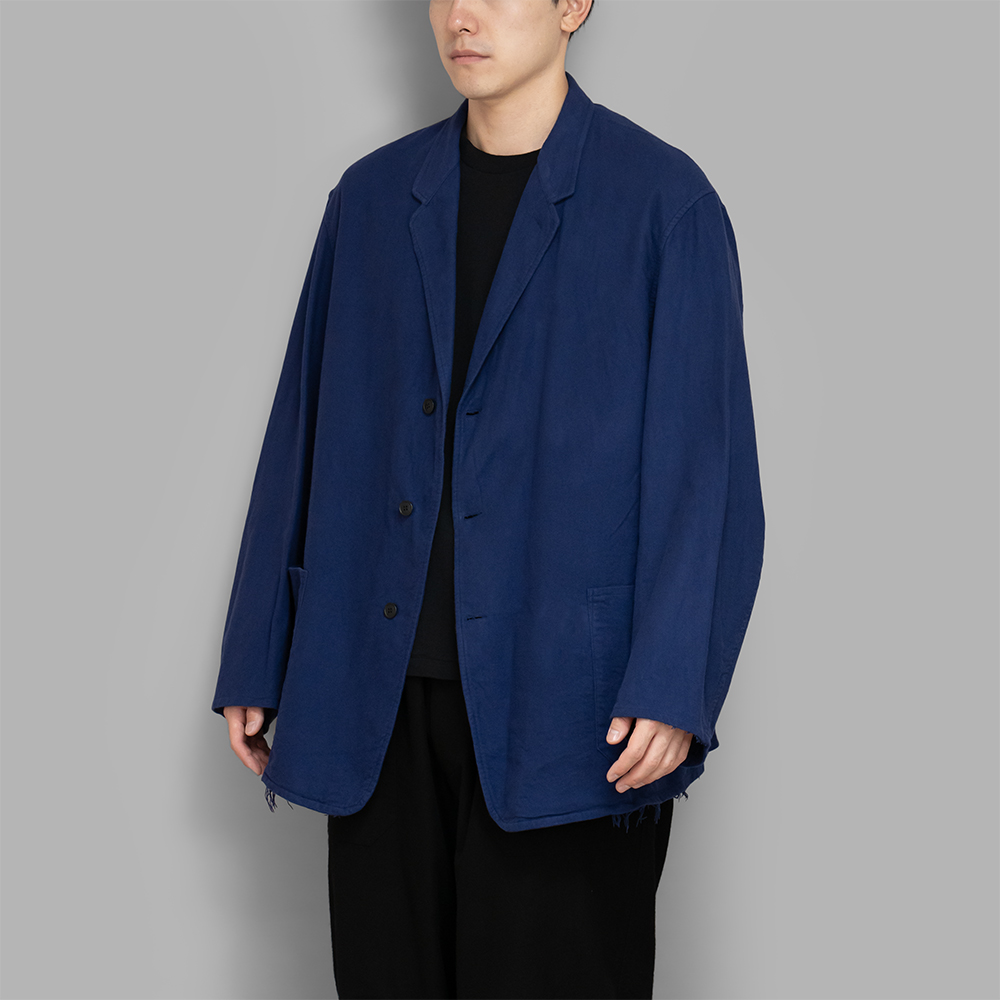 COMOLI / コットンネル ジャケット (Royal Blue)