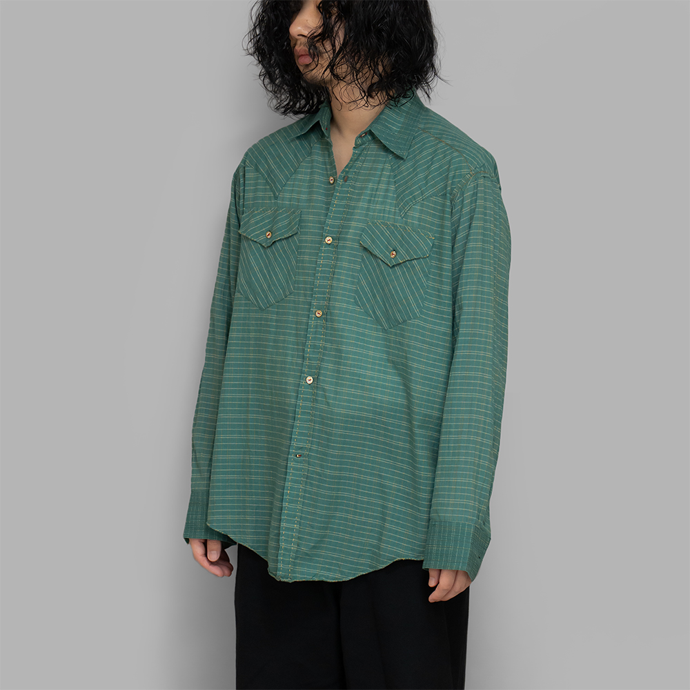 MAATEE&SONS / GUPTA Western (Green Plaid)