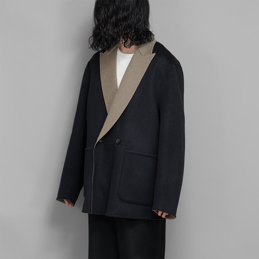 ssstein / Reversible Peak Lapel Jacket