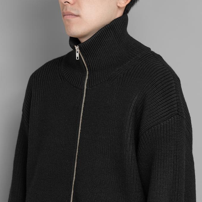 stein / Oversized Drivers Knit Zip Jacket | twelve