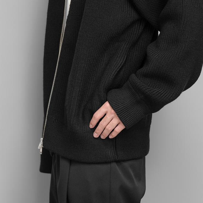 stein / Oversized Drivers Knit Zip Jacket | twelve