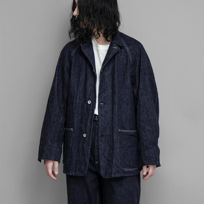 COMOLI / デニム ワークジャケット (Navy)