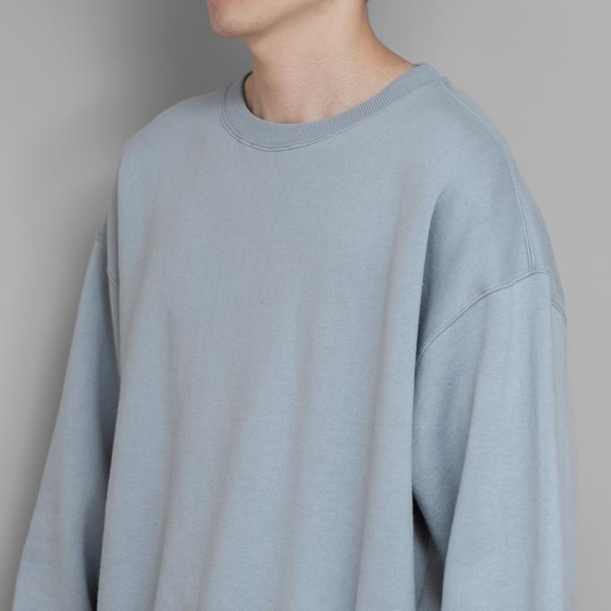 AURALEE / Smooth Soft Sweat P/O (Blue Gray) | twelve