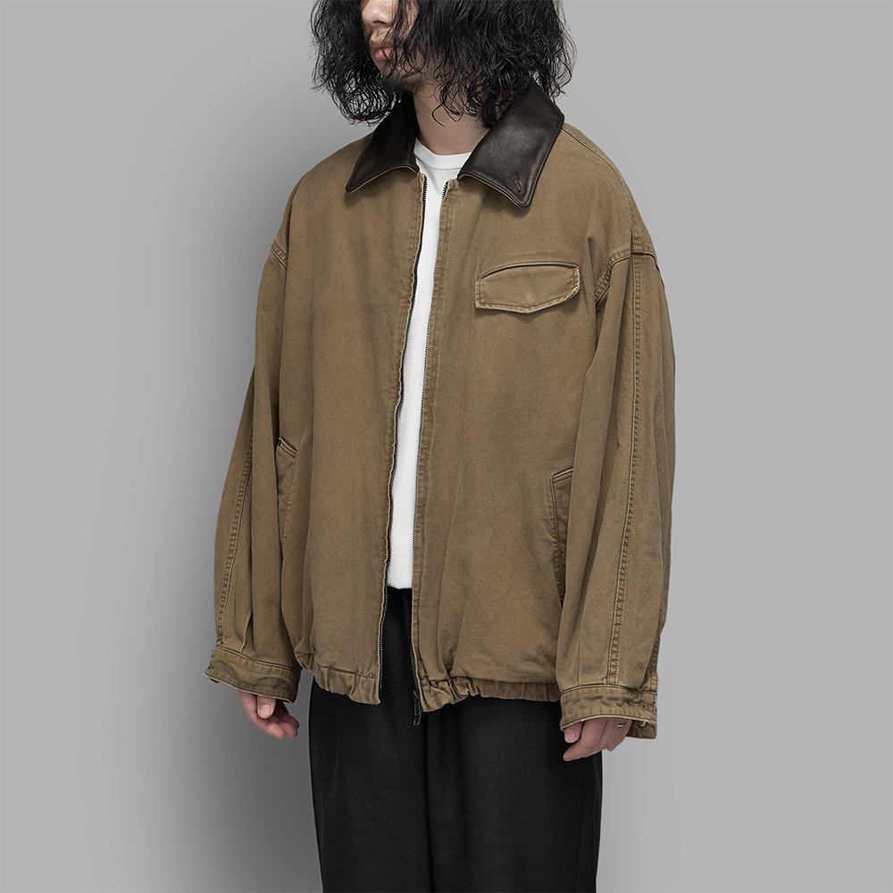 ssstein / Sulfur Dyed Whipcord Vintage Jacket (Khaki)
