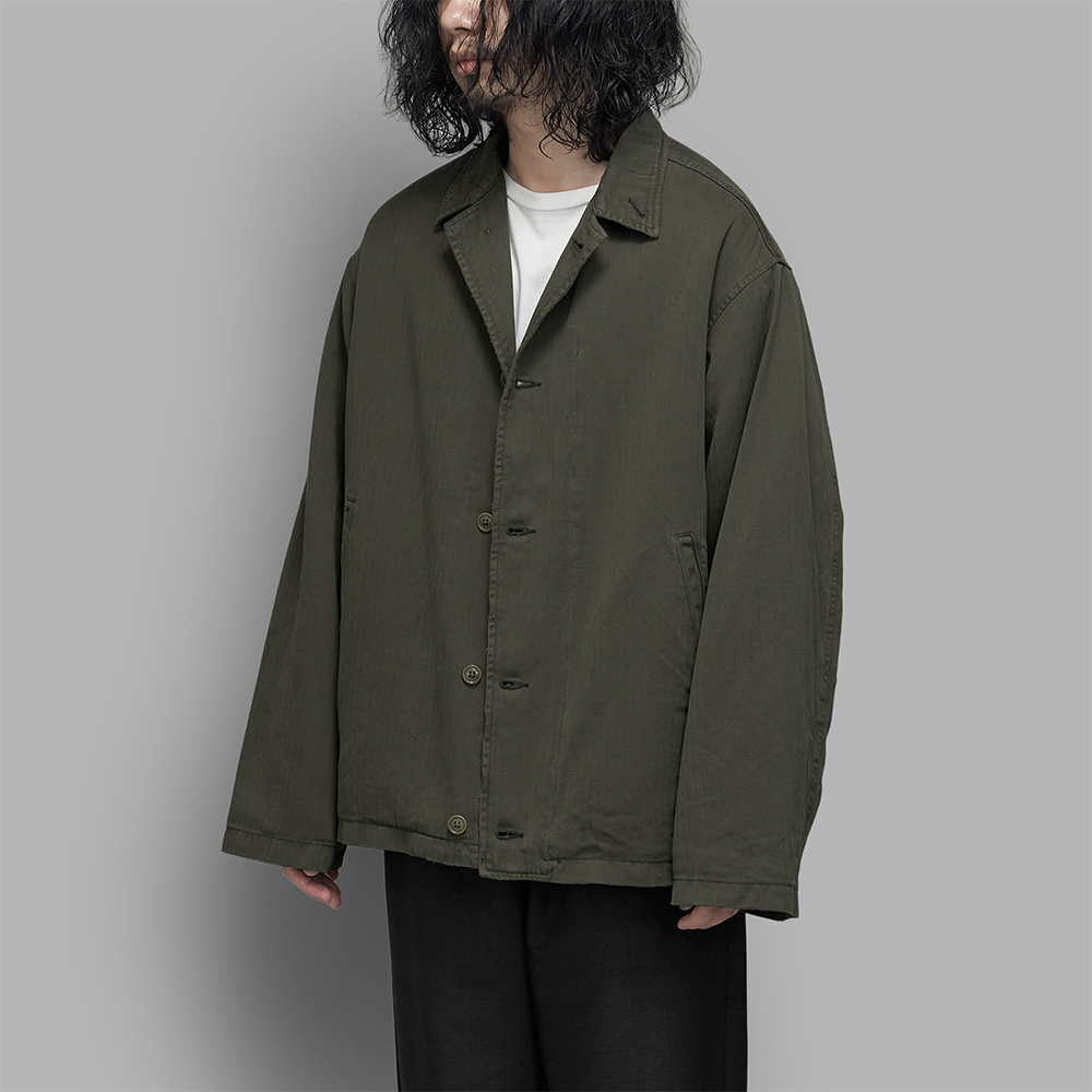 A.PRESSE / Vintage US NAVY N-4 Deck Jacket (Olive)