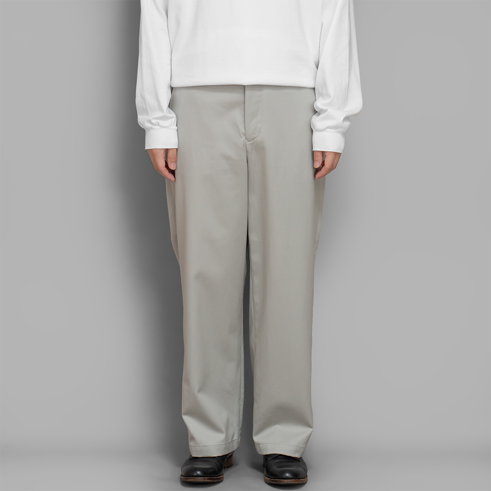 FARAH / Wide Straight Work Pants (Light Grey)