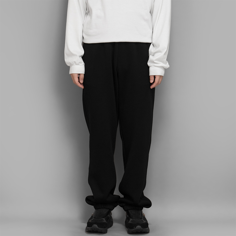 AURALEE / Smooth Soft Sweat Pants (Black)