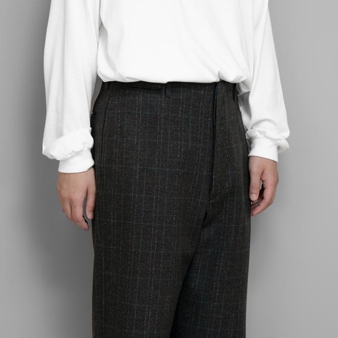 A.PRESSE / Windowpane Trousers | twelve