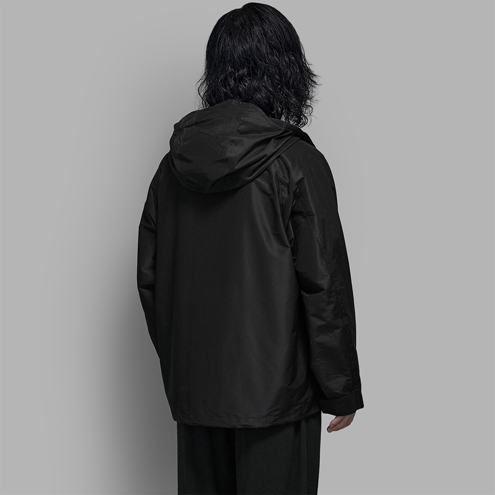 COMOLI 21SSコットンシルクミリタリーパーカBLACK3 COMOLI / コットンシルク ミリタリーパーカ | twelve