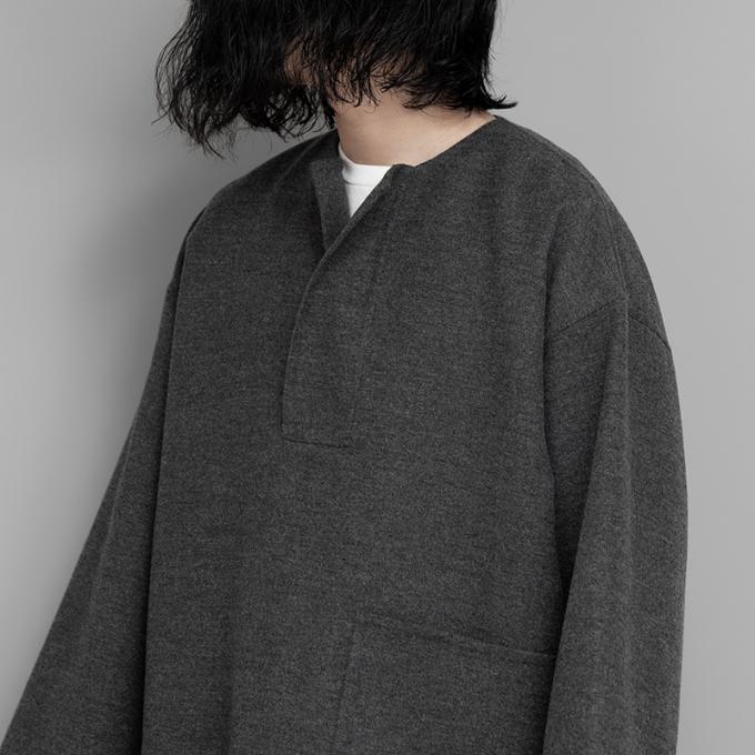 POSTELEGANT / Fine Wool Rever Top | twelve