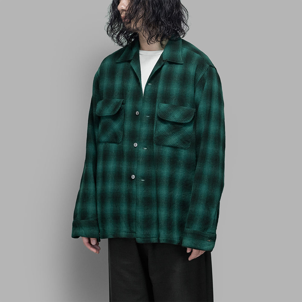 USED / 60s Wool Loop Collar Shirt