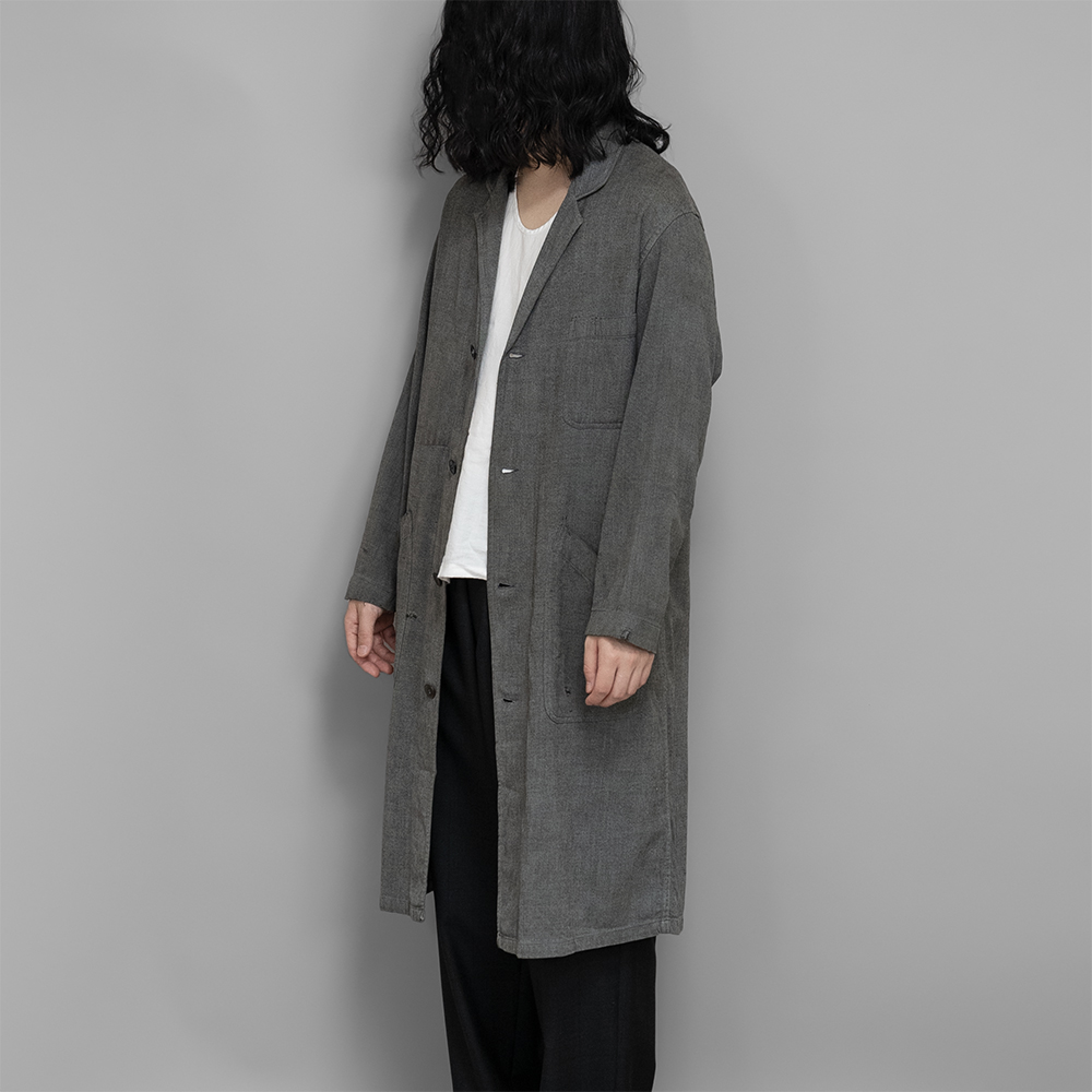 USED / Euro Atelier Coat (Black Chambray)