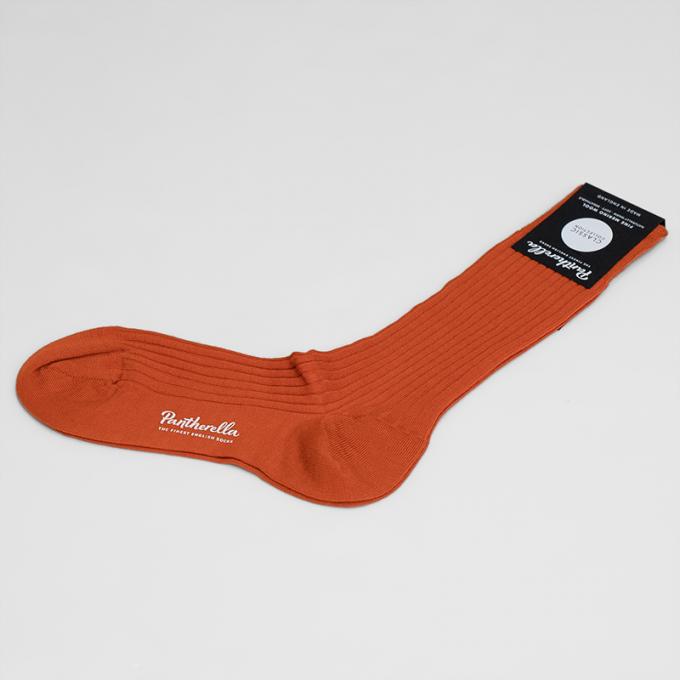 Pantherella / Rib Wool Socks (Burnt Orange)