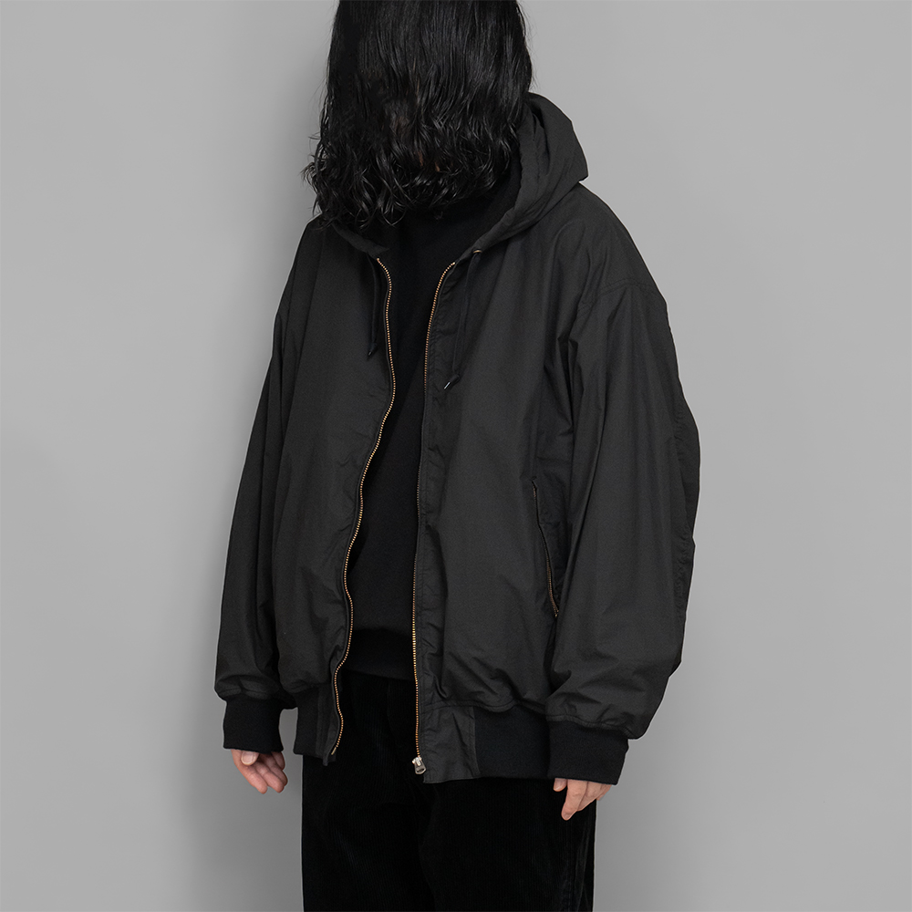 COMOLI / コットンナイロン ジップパーカ